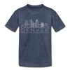 Denver, Colorado Toddler T-Shirt - Skyline Denver Toddler Tee