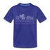 Albuquerque, New Mexico Toddler T-Shirt - Skyline Albuquerque Toddler Tee - royal blue