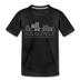 Albuquerque, New Mexico Toddler T-Shirt - Skyline Albuquerque Toddler Tee - charcoal gray