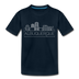 Albuquerque, New Mexico Toddler T-Shirt - Skyline Albuquerque Toddler Tee - deep navy