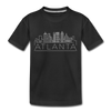 Atlanta, Georgia Toddler T-Shirt - Skyline Atlanta Toddler Tee - black