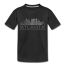 Atlanta, Georgia Toddler T-Shirt - Skyline Atlanta Toddler Tee - black