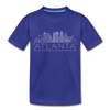 Atlanta, Georgia Toddler T-Shirt - Skyline Atlanta Toddler Tee - royal blue