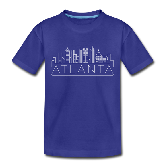 Atlanta, Georgia Toddler T-Shirt - Skyline Atlanta Toddler Tee - royal blue