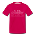 Atlanta, Georgia Toddler T-Shirt - Skyline Atlanta Toddler Tee - dark pink