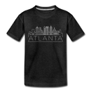 Atlanta, Georgia Toddler T-Shirt - Skyline Atlanta Toddler Tee - charcoal gray