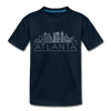 Atlanta, Georgia Toddler T-Shirt - Skyline Atlanta Toddler Tee - deep navy