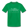 Atlanta, Georgia Toddler T-Shirt - Skyline Atlanta Toddler Tee - kelly green
