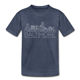Baltimore, Maryland Toddler T-Shirt - Skyline Baltimore Toddler Tee