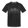 Birmingham, Alabama Toddler T-Shirt - Skyline Birmingham Toddler Tee - black