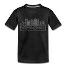 Birmingham, Alabama Toddler T-Shirt - Skyline Birmingham Toddler Tee - charcoal gray