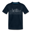 Birmingham, Alabama Toddler T-Shirt - Skyline Birmingham Toddler Tee - deep navy