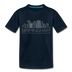 Birmingham, Alabama Toddler T-Shirt - Skyline Birmingham Toddler Tee - deep navy