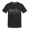 Charleston, South Carolina Toddler T-Shirt - Skyline Charleston Toddler Tee - black