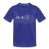 Charleston, South Carolina Toddler T-Shirt - Skyline Charleston Toddler Tee - royal blue