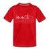 Charleston, South Carolina Toddler T-Shirt - Skyline Charleston Toddler Tee - red