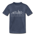 Columbus, Ohio Toddler T-Shirt - Skyline Columbus Toddler Tee - heather blue