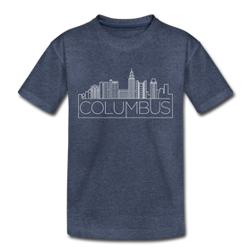 Columbus, Ohio Toddler T-Shirt - Skyline Columbus Toddler Tee