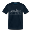 Columbus, Ohio Toddler T-Shirt - Skyline Columbus Toddler Tee - deep navy