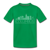 Columbus, Ohio Toddler T-Shirt - Skyline Columbus Toddler Tee - kelly green