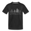 Charlotte, North Carolina Toddler T-Shirt - Skyline Charlotte Toddler Tee