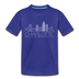 Charlotte, North Carolina Toddler T-Shirt - Skyline Charlotte Toddler Tee - royal blue