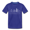 Charlotte, North Carolina Toddler T-Shirt - Skyline Charlotte Toddler Tee