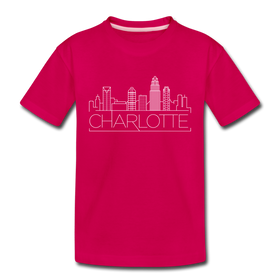 Charlotte, North Carolina Toddler T-Shirt - Skyline Charlotte Toddler Tee