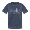 Charlotte, North Carolina Toddler T-Shirt - Skyline Charlotte Toddler Tee