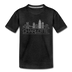 Charlotte, North Carolina Toddler T-Shirt - Skyline Charlotte Toddler Tee - charcoal gray