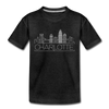 Charlotte, North Carolina Toddler T-Shirt - Skyline Charlotte Toddler Tee