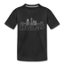 Cleveland, Ohio Toddler T-Shirt - Skyline Cleveland Toddler Tee - black