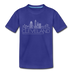 Cleveland, Ohio Toddler T-Shirt - Skyline Cleveland Toddler Tee - royal blue