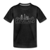 Cleveland, Ohio Toddler T-Shirt - Skyline Cleveland Toddler Tee - charcoal gray