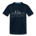 Cleveland, Ohio Toddler T-Shirt - Skyline Cleveland Toddler Tee - deep navy