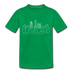 Cleveland, Ohio Toddler T-Shirt - Skyline Cleveland Toddler Tee - kelly green
