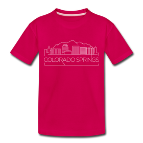 Colorado Springs, Colorado Toddler T-Shirt - Skyline Colorado Springs Toddler Tee