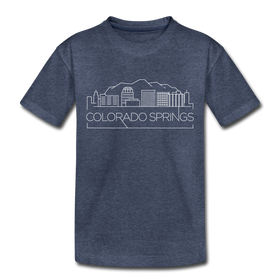 Colorado Springs, Colorado Toddler T-Shirt - Skyline Colorado Springs Toddler Tee