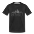 Detroit, Michigan Toddler T-Shirt - Skyline Detroit Toddler Tee - black