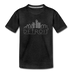 Detroit, Michigan Toddler T-Shirt - Skyline Detroit Toddler Tee - charcoal gray
