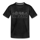 El Paso, Texas Toddler T-Shirt - Skyline El Paso Toddler Tee - charcoal gray