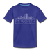 Fort Worth, Texas Toddler T-Shirt - Skyline Fort Worth Toddler Tee - royal blue