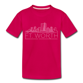 Fort Worth, Texas Toddler T-Shirt - Skyline Fort Worth Toddler Tee