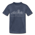 Fort Worth, Texas Toddler T-Shirt - Skyline Fort Worth Toddler Tee - heather blue