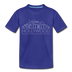 Hollywood, California Toddler T-Shirt - Skyline Hollywood Toddler Tee - royal blue