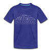 Hollywood, California Toddler T-Shirt - Skyline Hollywood Toddler Tee - royal blue
