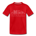 Honolulu, Hawaii Toddler T-Shirt - Skyline Honolulu Toddler Tee - red