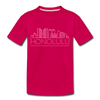 Honolulu, Hawaii Toddler T-Shirt - Skyline Honolulu Toddler Tee