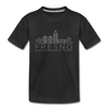 Fresno, California Toddler T-Shirt - Skyline Fresno Toddler Tee - black