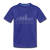 Fresno, California Toddler T-Shirt - Skyline Fresno Toddler Tee - royal blue